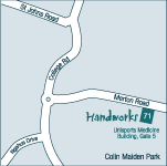 Handworks Unisports map